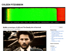 Tablet Screenshot of coleenfitzgibbon.com